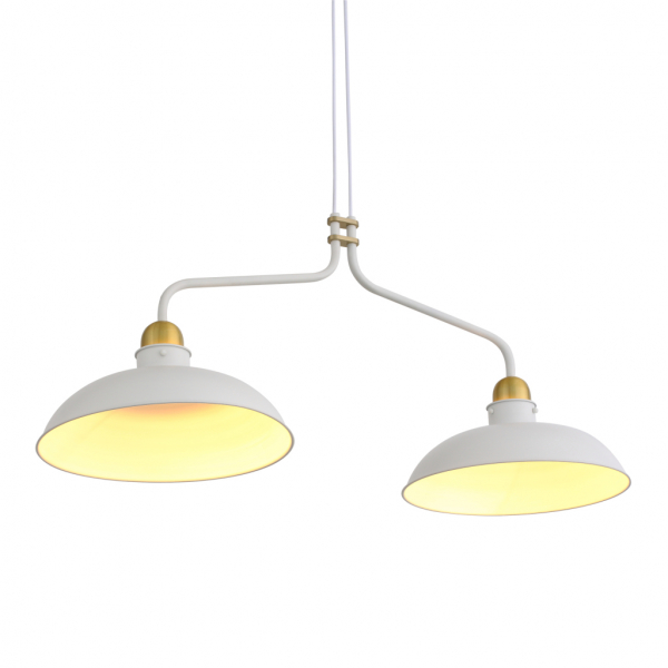 SL323.503.02 Светильник подвесной ST-Luce Белый/Белый E27 2*60W