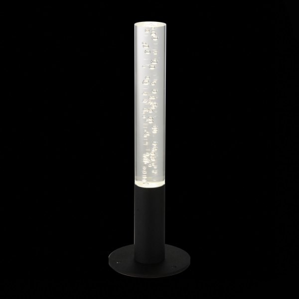 SL102.405.01 Светильник уличный наземный ST-Luce Черный/Прозрачный, С пузырьками воздуха LED 1*3W