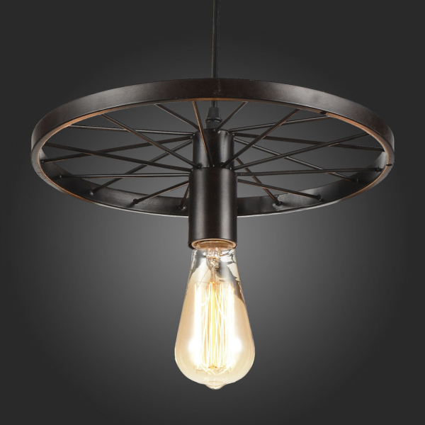 SL229.303.01 Светильник подвесной ST-Luce Черный/Черный E27 1*60W
