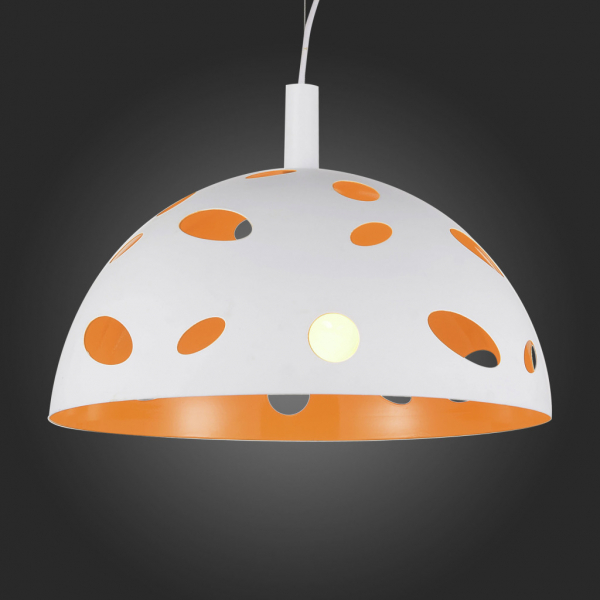 SL275.903.01 Светильник подвесной ST-Luce Белый/Белый, Оранжевый E27 1*60W