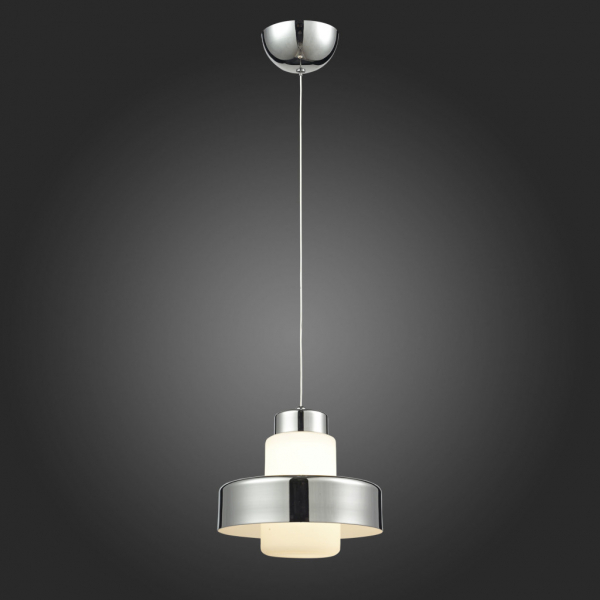 SL345.013.01 Подвес ST-Luce Хром/Белый, Хром LED 1*5W