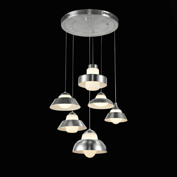 SL345.103.06 Светильник подвесной ST-Luce Хром/Белый, Хром LED 6*5W