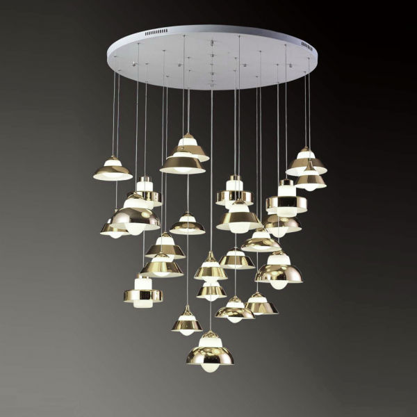 SL345.303.25 Светильник подвесной ST-Luce Белый/Белый, Бронза LED 25*5W