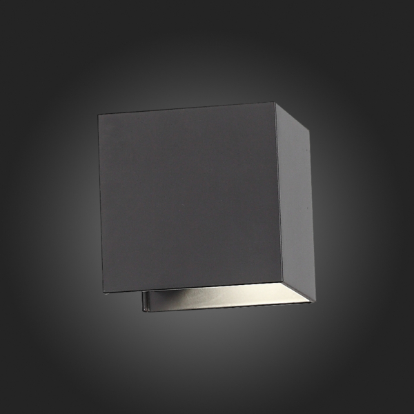 SL560.401.02 Светильник уличный настенный ST-Luce Черный/Черный LED 2*3W