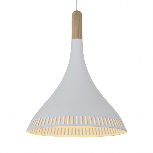 SL710.503.01 Светильник подвесной ST-Luce Светлое Дерево/Белый E27 1*60W