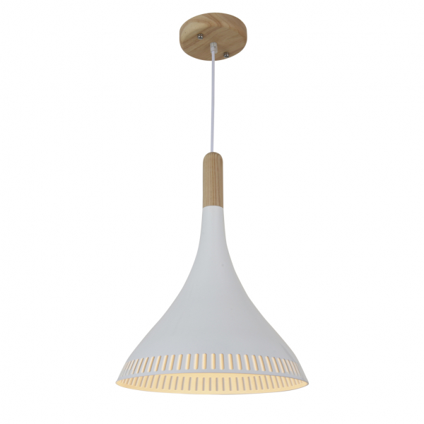 SL710.503.01 Светильник подвесной ST-Luce Светлое Дерево/Белый E27 1*60W