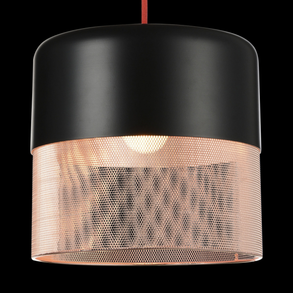 SL976.403.01 Светильник подвесной ST-Luce Черный/Черный, Медь E27 1*60W