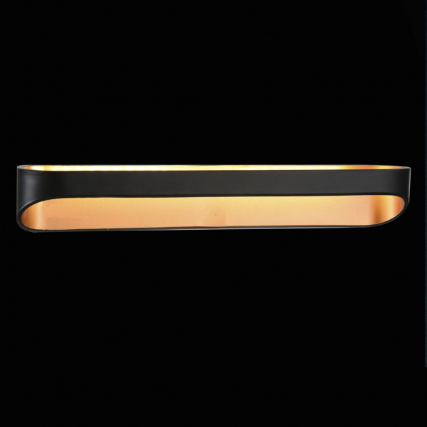SL582.401.01 Светильник настенный ST-Luce Черный, Золото/Черный, Золото LED 1*12W