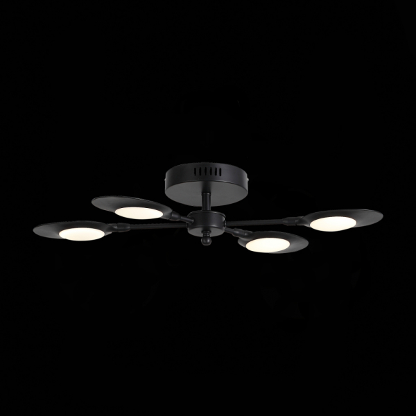SL824.402.04 Люстра потолочная ST-Luce Черный/Черный, Белый LED 4*6,5W