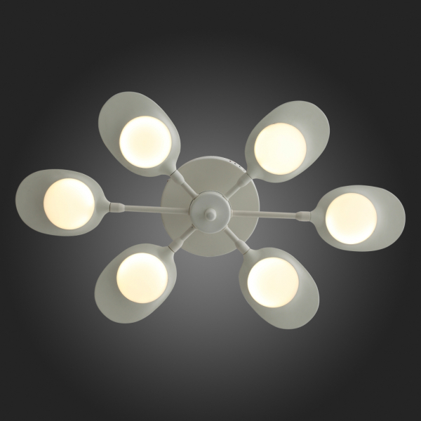 SL824.502.06 Люстра потолочная ST-Luce Белый/Белый LED 6*6,5W