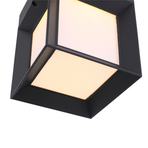 SL077.401.01 Светильник уличный настенный ST-Luce Черный/Белый LED 1*9W
