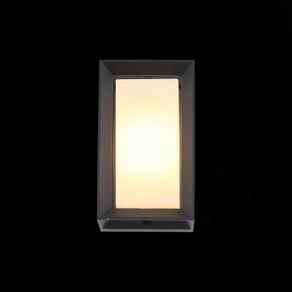 SL077.411.01 Светильник уличный настенный ST-Luce Черный/Белый LED 1*6W