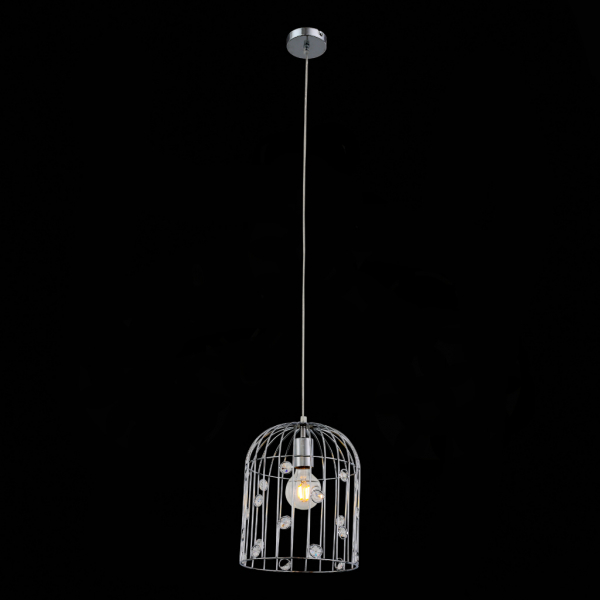 SL195.103.01 Светильник подвесной ST-Luce Хром/Хром E27 1*60W