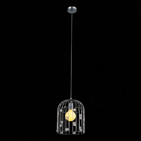 SL195.103.01 Светильник подвесной ST-Luce Хром/Хром E27 1*60W