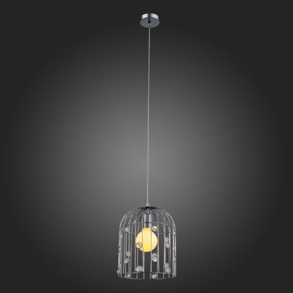 SL195.103.01 Светильник подвесной ST-Luce Хром/Хром E27 1*60W