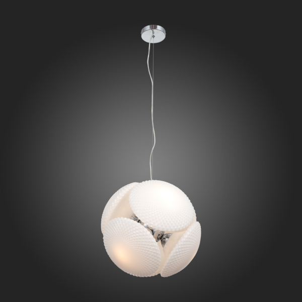 SL286.103.06 Светильник подвесной ST-Luce Хром/Белый E27 6*60W