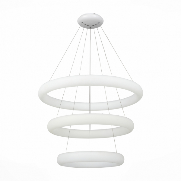 SL902.503.03 Светильник подвесной ST-Luce Хром/Белый LED 1*80W