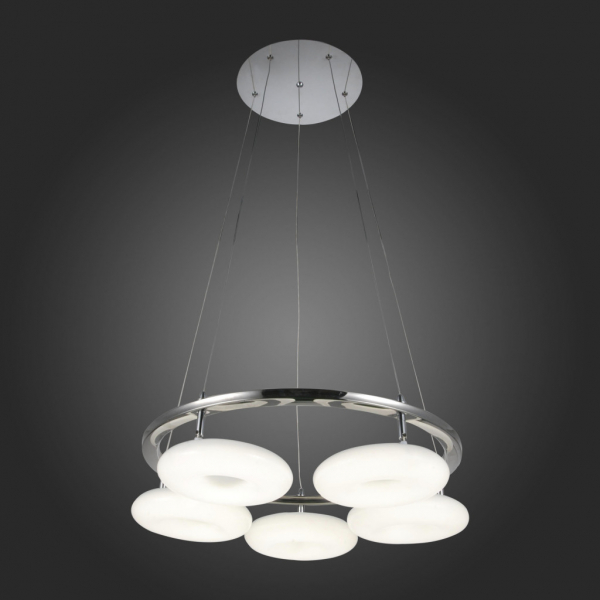 SL903.103.05 Люстра подвесная ST-Luce Хром/Белый LED 1*35W