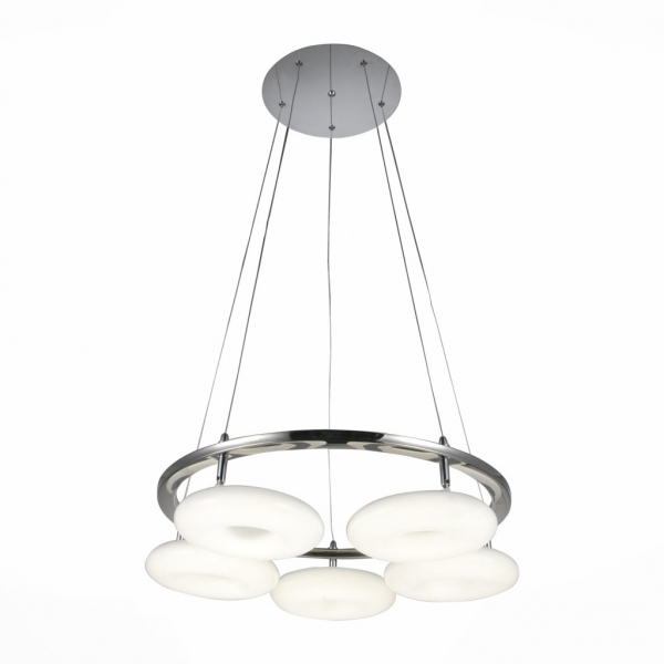 SL903.103.05 Люстра подвесная ST-Luce Хром/Белый LED 1*35W