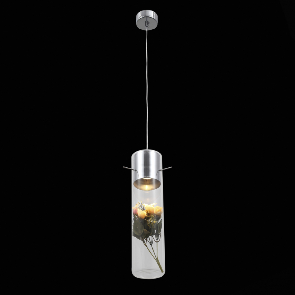 SL982.103.01 Светильник подвесной ST-Luce Хром/Прозрачный GU10 1*50W