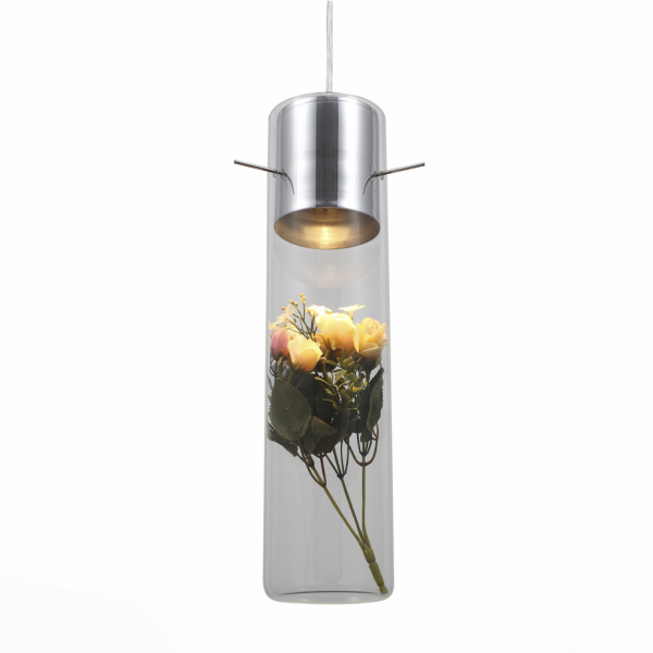 SL982.103.01 Светильник подвесной ST-Luce Хром/Прозрачный GU10 1*50W
