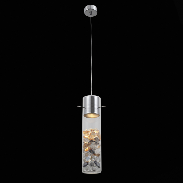 SL982.103.01 Светильник подвесной ST-Luce Хром/Прозрачный GU10 1*50W