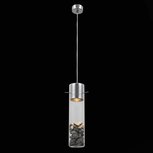 SL982.103.01 Светильник подвесной ST-Luce Хром/Прозрачный GU10 1*50W