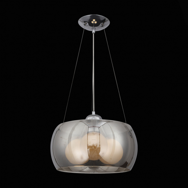SL512.123.03 Светильник подвесной ST-Luce Хром/Дымчатый E27 Globe 3*60W