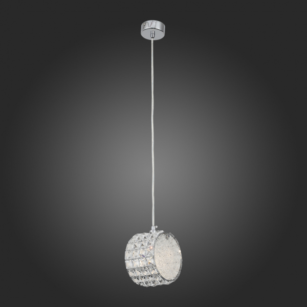 SL752.103.01 Светильник подвесной ST-Luce Хром/Прозрачный, Белый E14 1*40W
