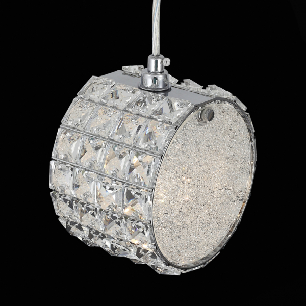 SL752.103.01 Светильник подвесной ST-Luce Хром/Прозрачный, Белый E14 1*40W