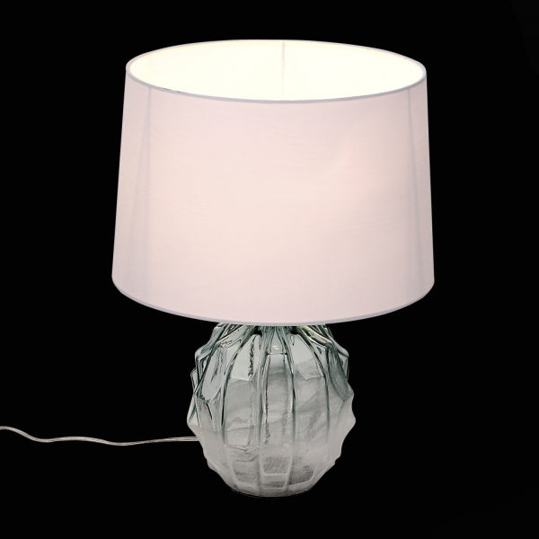 SL972.804.01 Настольная лампа ST-Luce Хром, Изумрудно-серебристый/Белый E27 1*60W