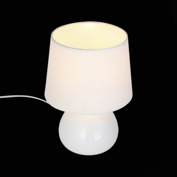 SLE300.504.01 Настольная лампа ST-Luce Белый/Белый E27 1*60W