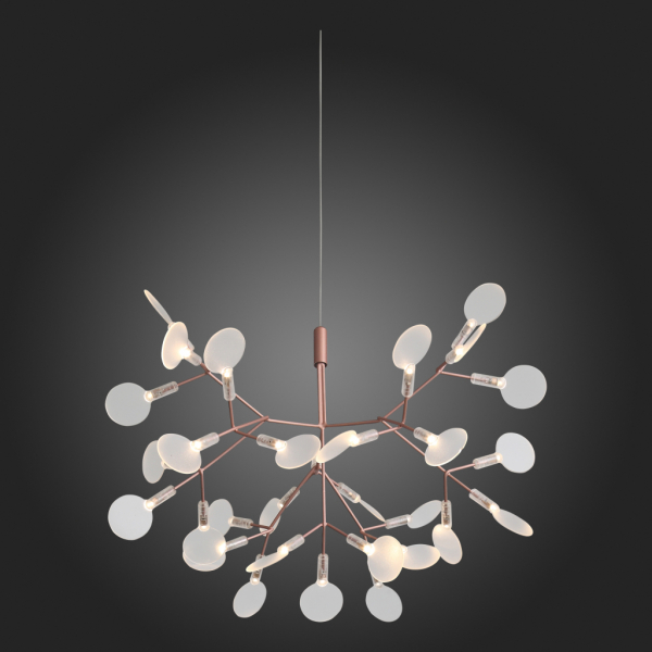 SL379.203.30 Люстра подвесная ST-Luce Медный/Белый LED 30*0,3W
