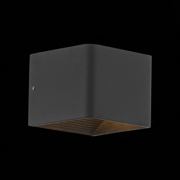 SL455.041.01 Светильник настенный ST-Luce Черный/Черный LED 1*6W