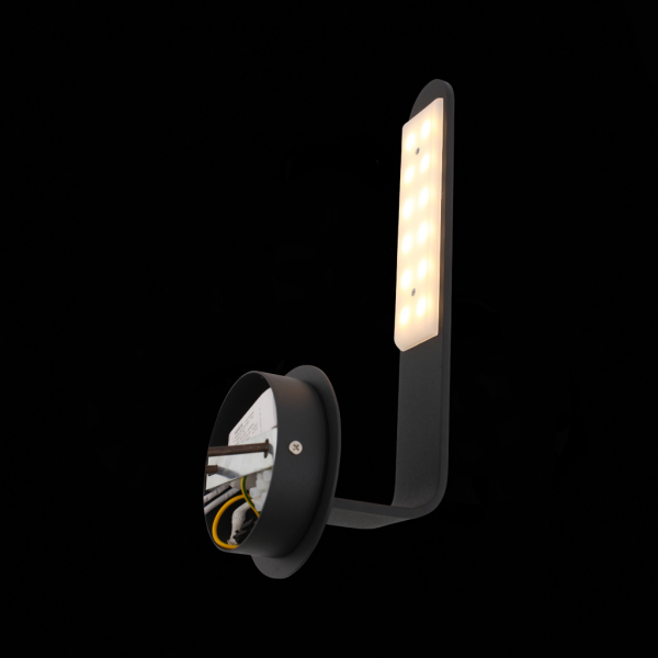 SL456.401.01 Светильник настенный ST-Luce Черный/Черный LED 1*6W