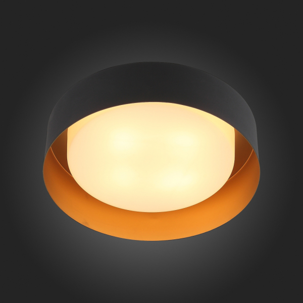 SL392.422.04 Светильник потолочный ST-Luce Черный, Золотой/Белый E14 4*40W