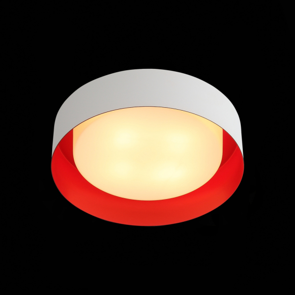 SL392.562.04 Светильник потолочный ST-Luce Белый, Красный/Белый E14 4*40W