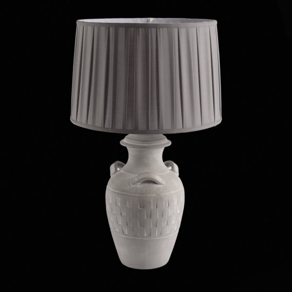 SL994.504.01 Настольная лампа ST-Luce Античный белый/Бледно-лиловый E27 1*60W (из 2-х коробок)