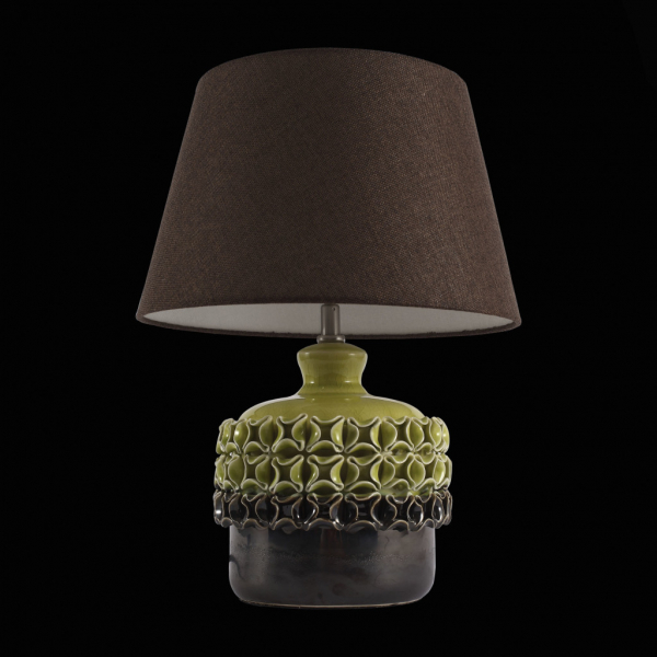 SL995.304.01 Настольная лампа ST-Luce Фисташковый, Коричневый/Коричневый E27 1*60W