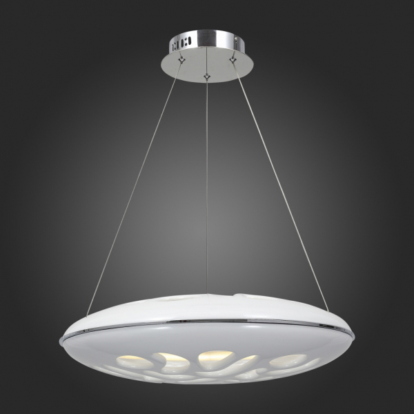 SL271.503.01 Светильник потолочный ST-Luce Хром/Белый LED 1*38W