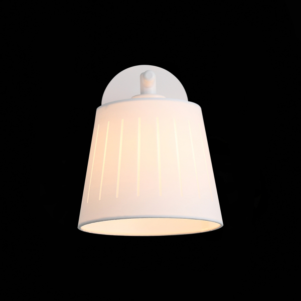 SL375.501.01 Бра ST-Luce Белый, Светлое дерево/Белый E27 1*40W