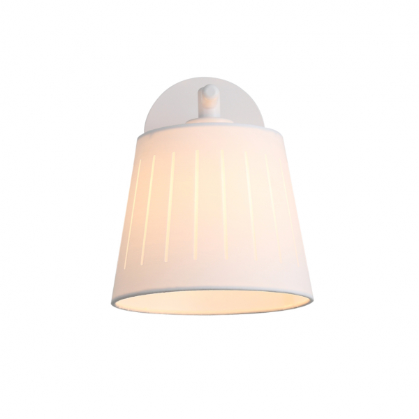 SL375.501.01 Бра ST-Luce Белый, Светлое дерево/Белый E27 1*40W