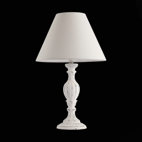 SL999.504.01 Настольная лампа ST-Luce Белый/Белый E27 1*60W