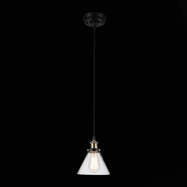 SL237.403.01 Светильник подвесной ST-Luce Черный, бронза/Прозрачный E27 1*40W